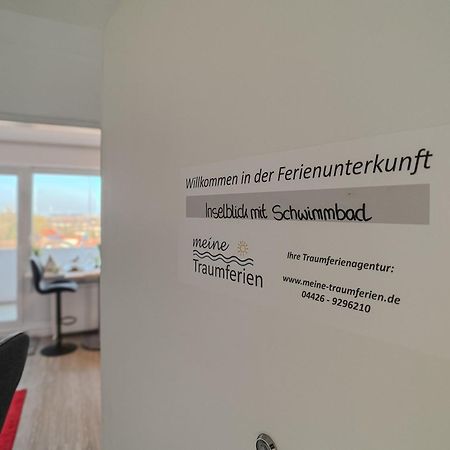 Fewo Inselblick Mit Schwimmbad - Horumersiel Buitenkant foto